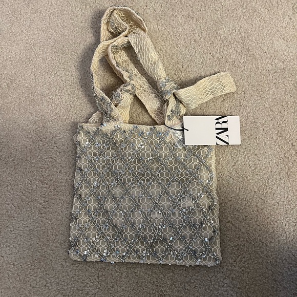 Zara beaded tote bag - Picture 5 of 13